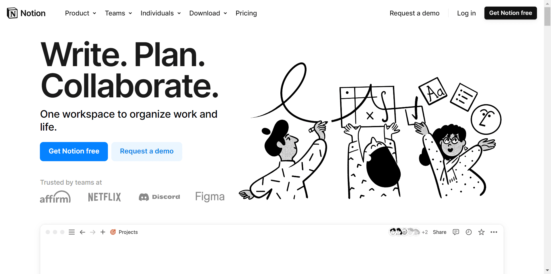 Notion banner