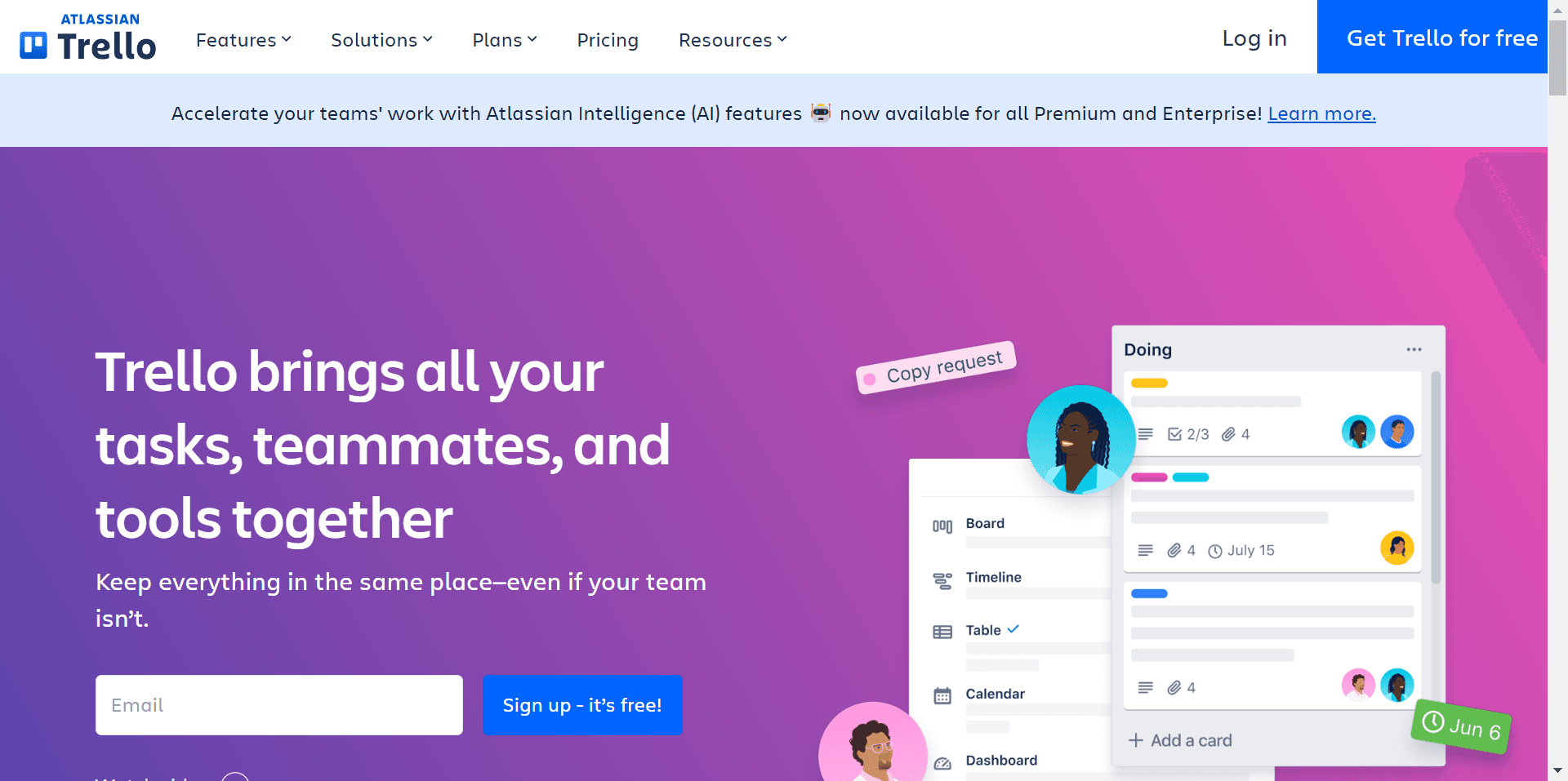 Trello banner screenshot