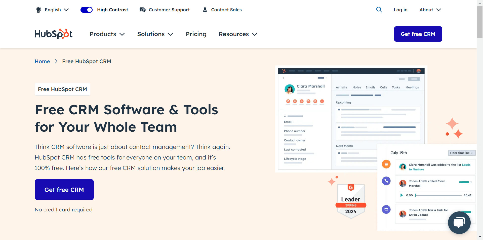 HubSpot banner