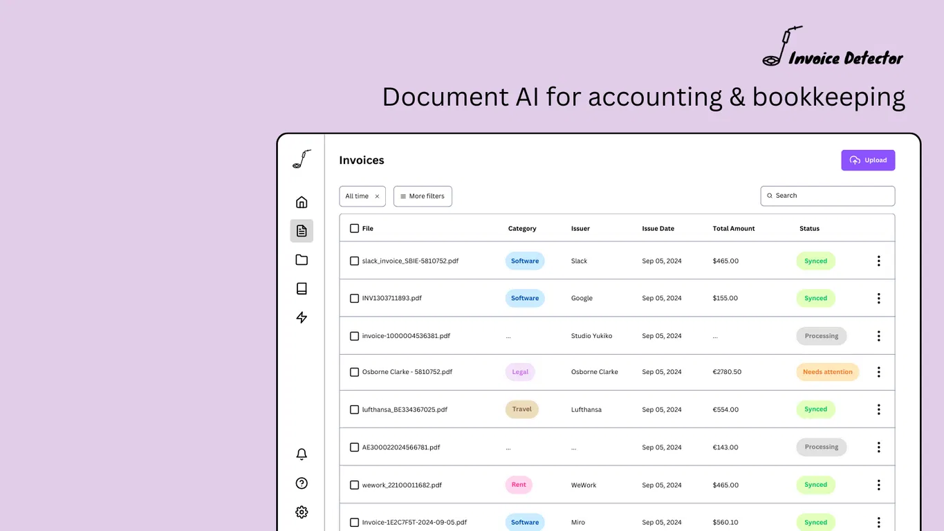 Invoice Detector banner screenshot