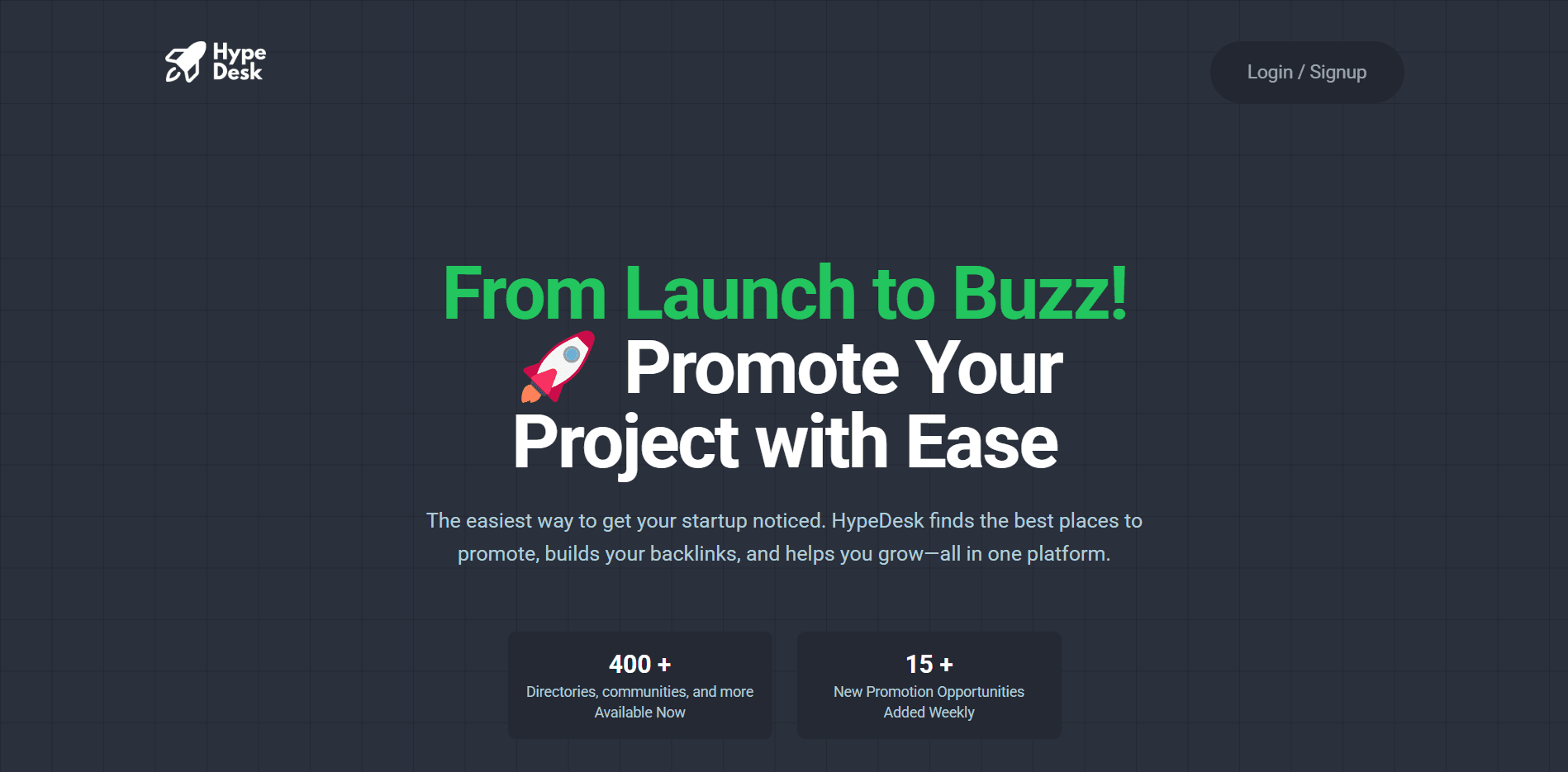 HypeDesk banner
